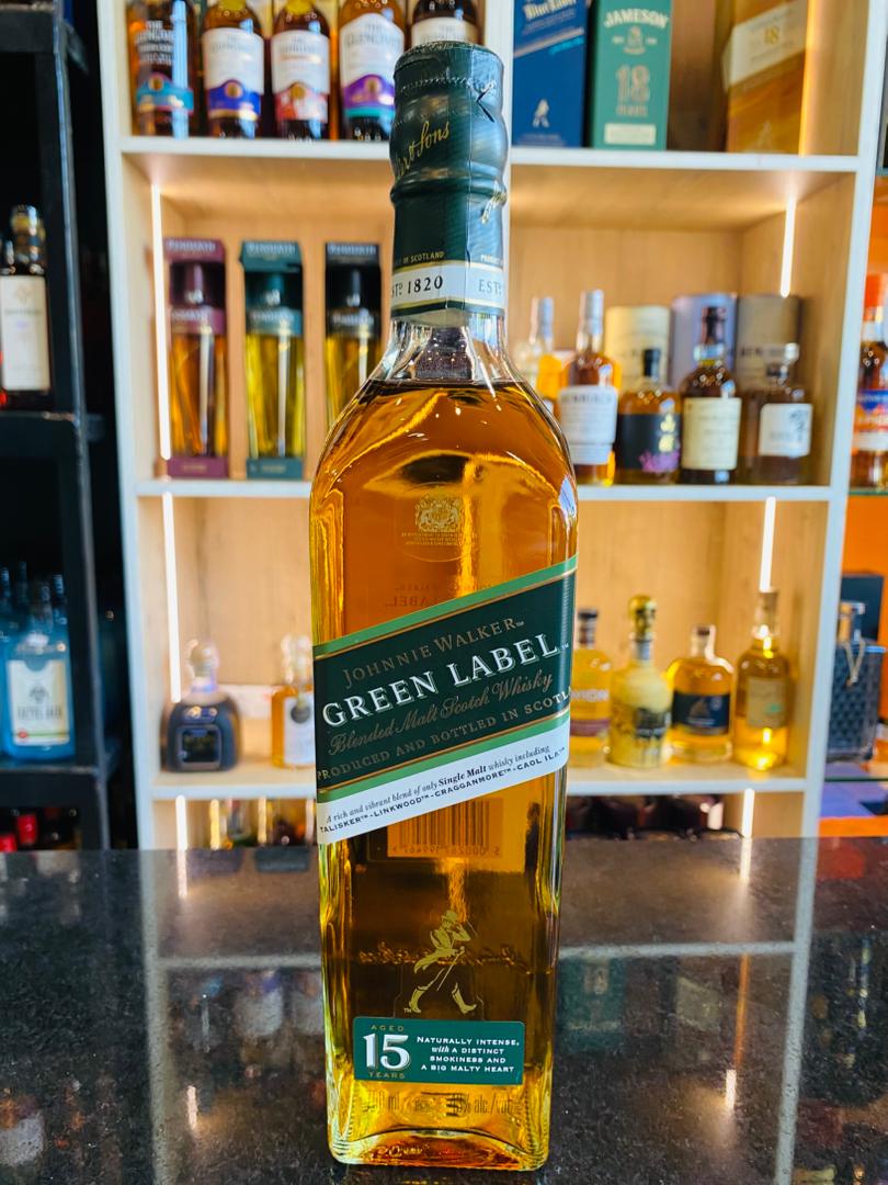JOHNNIE WALKER GREEN LABEL 750ML