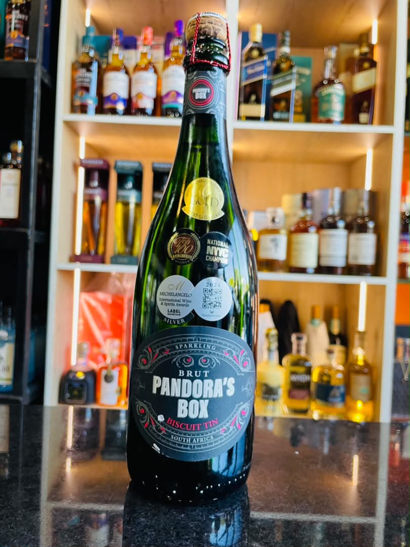 PANDORA'S BOX BISCUIT TIN SPARKLING 750M