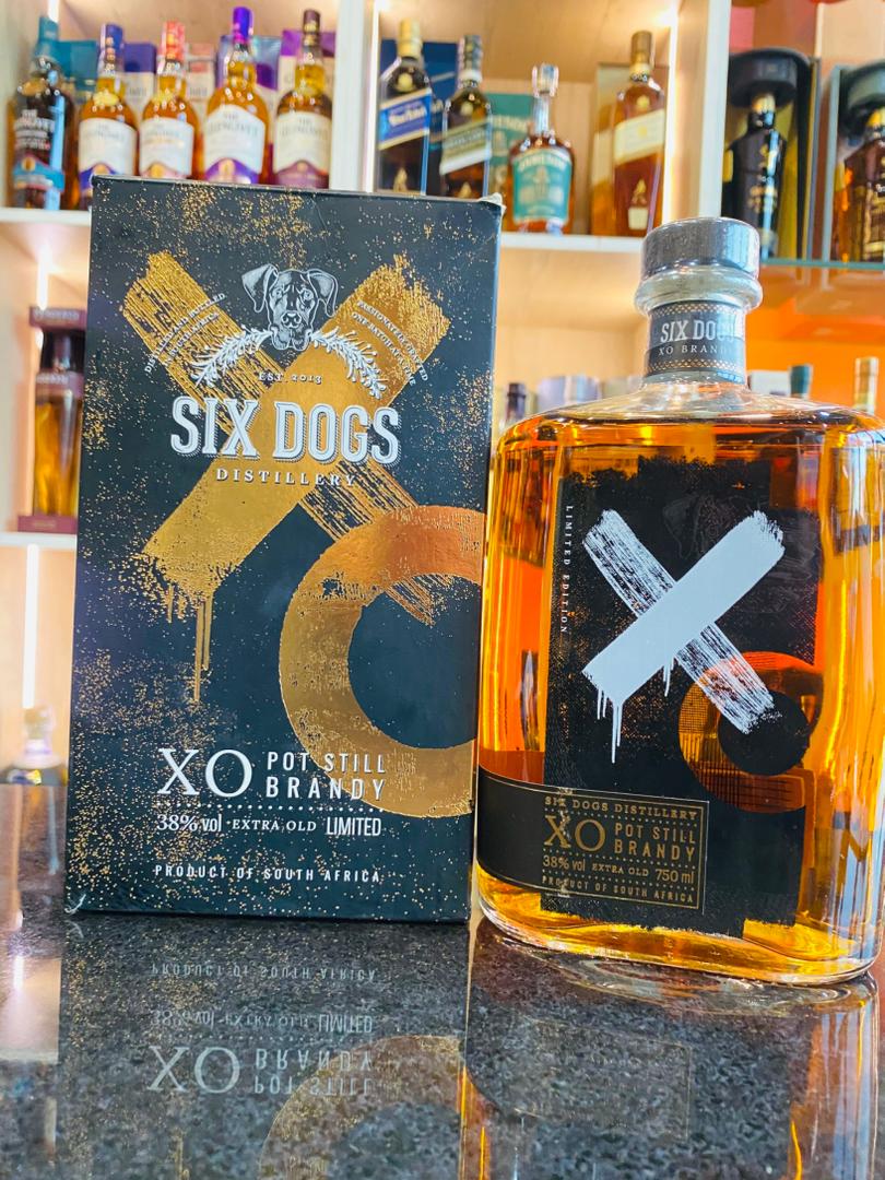 SIX DOGS XO BRANDY LTD EDITION 750ML